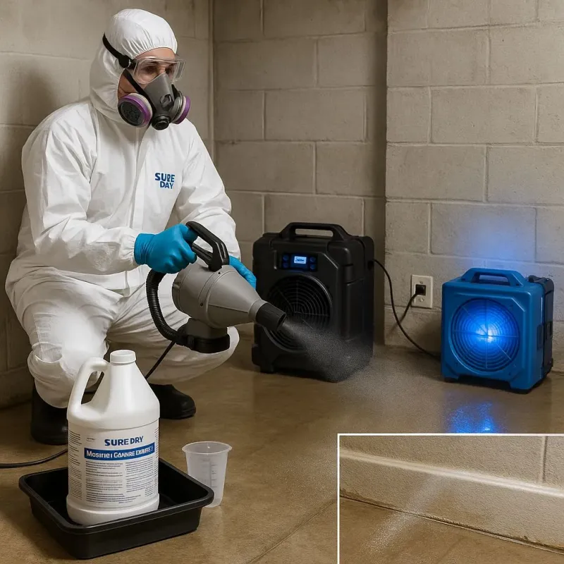 Sanitization and Odor Removal process in North Miami, FL