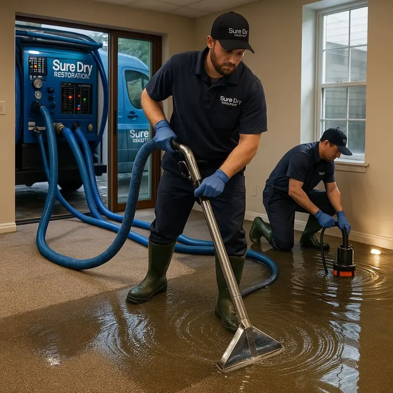 Water Extraction and Removal process in North Miami, FL